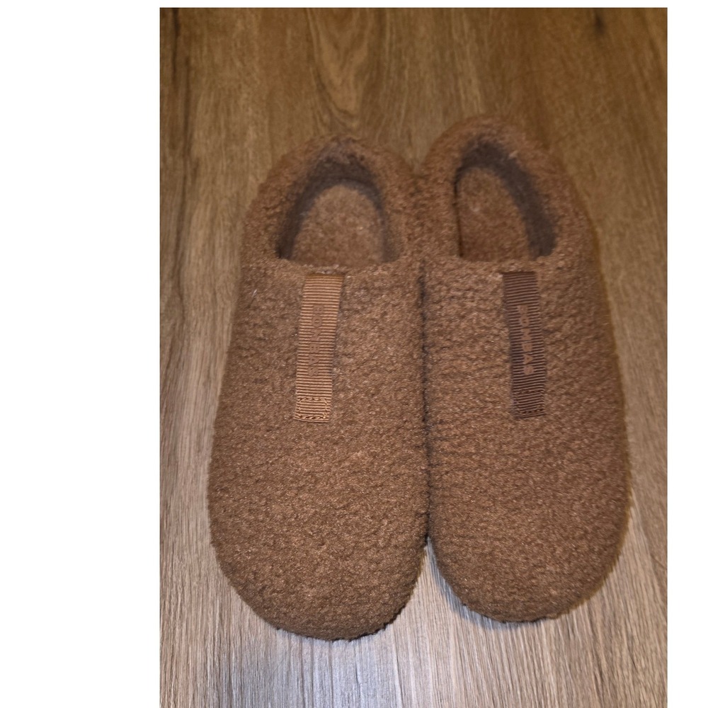 Bombas size 6 unday Slippers Fleece Camel Brown Slip On - Picture 1 of 7